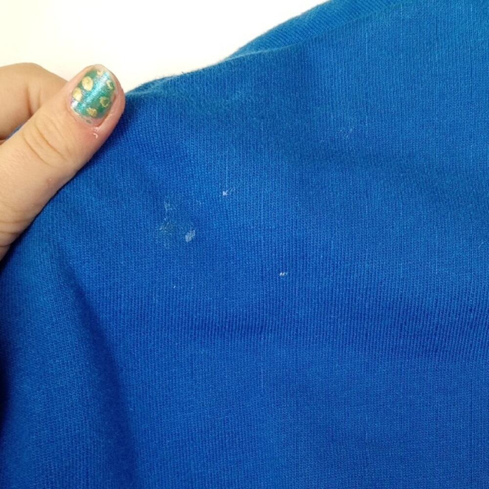 Tommy Innit size small blue crew neck sweatshirt pog champ 21 - Picture 8 of 9